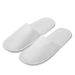 Echoapple Waffle Closed Toe White Slipper-Two Size Fit Most Men and Women for Spa Party Guest Hotel and Travel ... Large knows 10 couples