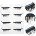 POPETPOP 4 Pairs False Eyelashes Eye Makeup Sticker women wispy eye lashes invisible eye line strip sticker self adhesive eyeliner strip makeup eyelashes soft plastic 3d Adhesive strip 4x1.5cm Blue - Buy Online on GoSupps.com