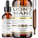 THE HEALTHY LIFE 4 ME Liquid Lions Mane Supplement | Daily Mushroom Supplement for Memory Focus & Clarity | Brain Booster | Lions Mane Tincture for Immune Support | 2 Fl oz