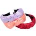 Satin Top Knot Headbands for Women - 12 Pack of Stylish Cross Knotted Wide Headbands in Lively Colors by SIQUK - Buy Online on GoSupps.com