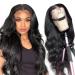 13×4 Lace Front Wigs human hair Body Wave Lace Front Wigs Human Hair 150% Density hd Lace body wave frontal wigs huamn hair wigs for black woman human hair Natural Black(26inch) 26 Inch Natural Color