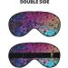 Buy Glitter Sequin Spot Printed Soft Eye Mask - Zero Eye Pressure Blackout Eye Mask for Travel | International Shipping - Buy Online on GoSupps.com