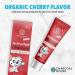 Kids Charcoal Toothpaste - Organic Cherry Flavor | Non-Toxic & Fluoride Free - Buy Online on GoSupps.com