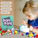 900 PCS Multicolor Craft Pom Poms - Soft, Fluffy & Assorted Sizes for Arts and Crafts - Buy Online on GoSupps.com