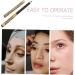 BELLIFFY 2pcs Eyebrow Pencil Brush Gel Black Eyebrow Pencil and Brush Black Eyeliner Pen Puff Eyebrown 1 count (Pack of 1) Black - Buy Online on GoSupps.com