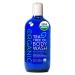 USDA Organic Tea Tree Body Wash by Be-One Organics - Vegan - Paraben & Sulfate Free - Sensitive Skin - Tea Tree Oil - Acne - Eczema - All Natural - For Men & Women - MADE IN USA