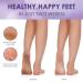 Exfoliating Foot Mask - 2 Pairs of Lavender & Roses Cornea Socks for Effective Foot Care | Unisex Dead Skin Remover - Buy Online on GoSupps.com