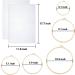 Inscraft 304 Pack Embroidery Kit - 200 Colors Threads, Bamboo Hoops, Aida Cloth, Instructions & Tools - Hand Embroidery Starter Set for Adults - Buy Online on GoSupps.com
