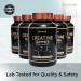 Berry Flavoured Creatine Gummies - 60 Count, 3000mg Creatine Monohydrate - Pre-Workout Gym Gummy for Men & Women - Buy Online on GoSupps.com