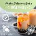 Flavfar Thai Milk Tea & Instant Tapioca Pearls Kit - Low Calorie Brown Sugar Boba & Sweetened Condensed Milk - Authentic Bubble Tea - Made in Taiwan - 5 Pack - Buy Online on GoSupps.com