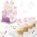 24 PCS Butterfly Cupcake Toppers for Girl Boho Butterfly Cake Topper Baby Shower Party Decorations Butterfly Theme Wedding Anniversary Indoors and Outdoor Colorful Butterfly Spring Party Supplies - Buy Online on GoSupps.com