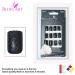 Buy False Nails Bling Art Black Punk French Squoval - 24 Medium Acrylic Tips for Stunning Nail Art - International Shipping Available - Buy Online on GoSupps.com