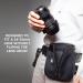 Spider Holster SpiderPro Medium Camera Lens Pouch - One-Handed Zipper Access, Rain Hood, Velcro Tether - 24-70mm Lens, Black - Buy Online on GoSupps.com