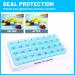 Buy Monthly Pill Organizer - 31 Compartments for 1 Per Day | 4 Week Full Month - Blue | International Shipping Available - Buy Online on GoSupps.com