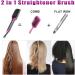 Buy 2-in-1 Ionic Hair Straightener Brush - Fast Heating 3X Denser Bristles - Perfect for Curly Hair - International Shipping Available - Buy Online on GoSupps.com