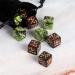 48pc Token Dice Counters & Loyalty Dice Set for MTG Card Gaming - Ruby& Black, Emerald& Black - Buy Online on GoSupps.com