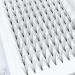 120Pcs Pro Grafting 8Roots Cluster Lashes Full Volume Fans Eye Lashes Extensions Thickness 0.1mm D Curl individual Beauty False Eyelashes Make Up Tools 8-18mm to Choose (17MM)