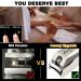 Nail Clipper Set - 3pcs Professional Fingernail and Toenail Clippers with Catcher by HTING - Ideal Gift Trimmer for Women and Men - Buy Online on GoSupps.com