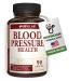 AMVILAB - Blood Pressure Health - Helps Support Blood Pressure Levels - for Healthy Heart Cholesterol & Cardio Support - Vitamins & Herbs - Non-GMO & Gluten Free - Dietary Supplement - 90 Capsules