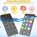 Scuwtocn Silicone Phone Teether for Baby 0-12 Months - Black Pretend Play Teething Toy - Buy Online on GoSupps.com