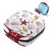 Storage bags for women's tapes shell-sea nests mussel patterns portable menstrual pads panty lips tampons women's bandages storage holder for women school office multi-colored 03
