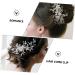 FRCOLOR Wedding Hair Accessories Rhinestones Hair Clips for Hair Pins Decorative Hair Combs Hair Accessories for Bride Hair Comb Clips Hair Piece Leaf Women's Zinc Alloy - Buy Online on GoSupps.com