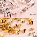 6 Grid Mini Metal Rivet Nail Charms - Gold Silver Cone Studs for Acrylic Nails | Nail Jewels & Spikes for Unique Nail Art - Buy Online on GoSupps.com