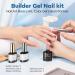 Modelones Builder Nail Gel Kit 8-in-one Clear Builder Gel with Mini LED Nail Lamp& Nail Forms Set Gel Top Coat Base Coat Hard Gel Builder for Nails Extension Strengthener Base Gel in a Bottle Clear Builder Gel Nail Kit - Buy Online on GoSupps.com