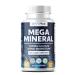 Mega Mineral Complete Complex with Vitamin D Calcium Magnesium Zinc Potassium Boron Selenium Chromium & 72 Trace Minerals Iron-Free USA Made 60 Tablets 60 Count (Pack of 1)