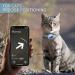 KOCNYDEY Leather Reflective AirTag Cat Collar Anti-Lost Cat Tracker Collar GPS Cat Collar with AirTag Adjustable Holder & Bell Integrated Apple Air Tag Cat Collar for Cats Kittens Small Dogs (Blue) XS (19-26cm) Blue - Buy Online on GoSupps.com