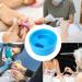 Uozonit Manicure Bowl | Manicure Care Soak Bowl Nail Soaking Container Manicure Hand Bowl Art Hand Wash Spa Tool Manicure Tool for Salon Home Blue - Buy Online on GoSupps.com