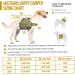 OneTigris Hoppy Camper 2.0 Dog Backpack | Tearproof Camping & Hiking Gear for M/L Size Dogs - Ranger Green - Buy Online on GoSupps.com