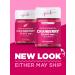 PINK Cranberry Pills for Women - 60 Veggie Capsules with Vitamin C | Vegan, Non-GMO & Gluten-Free Supplement - Buy Online on GoSupps.com