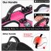 PoyPet No Pull Dog Harness | Adjustable Reflective Vest for Small to Large Dogs | Easy Control Handle | Medium Pink - Buy Online on GoSupps.com