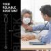 FriCARE Lightweight Dual Head Stethoscope 28 inch for Medical Professionals, Doctors, Nurses, Nursing Students, Home Use - Mirror Black - Buy Online on GoSupps.com