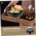 Zerodeko 3pcs Anti-Earth Clay Ramen Bowl De Ceramic Snack Bowls Household Rice Bowl Japanese Bowl Miso Soup Bowls Ceramic Soup Bowl Snack Dish Food Container Commercial Round Bowl 12X12X6.3CMx3pcs Blackx3pcs - Buy Online on GoSupps.com