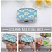 Decorative White Plumeria Pill Box - 2 Compartment Portable Medicine Organizer for Pocket & Purse - Buy Online on GoSupps.com