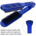Plywood Comb Hair Straightener - V-Shape Styling Tool for Home & Barber Shop | Blue - Buy Online on GoSupps.com