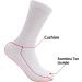 Aaronano Diabetic Non-Slip Bamboo Crew Socks 5 Pairs Large White - Buy Online on GoSupps.com
