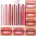 Makeup Eyeliner | 6 Waterproof Lipsticks - Smudge-Proof Matte Lipstick - Long-Lasting Lipstick
