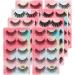 UAMOU 50/100/200 pairs Eyelashes faux mink lashes natural 3d mink eyelashes volume false lashes in bulk cilios Cheerfully (Color : G604 Size : 40 Boxes) - Buy Online on GoSupps.com