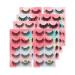 UAMOU 50/100/200 pairs Eyelashes faux mink lashes natural 3d mink eyelashes volume false lashes in bulk cilios Cheerfully (Color : MIXED G6 Size : 20 Boxes)