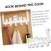 Cabilock Hook up Purse Hanger Purse Hooks Towel Hanger Animal Hook Rack Punch- Hook Coat Hook Ordinary 30X15.5CM White - Buy Online on GoSupps.com