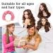 Heatless Curling Band for Long Hair - Overnight Heatless Curls | Perfect Gift for Girls - Pink Curlers - Buy Online on GoSupps.com