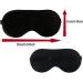 Personalized Custom Sleep Eye Mask | Funny Soft Nighttime Blindfold for Travel | Add Custom Text - Buy Online on GoSupps.com