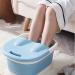 ZJchao Bain de Bain Pied Baignoire Pied Pliable avec Rouleaux de Massage Pied Pliable Pied Pliable Baignoire de Bain avec Couvercle de Poign e (BLUE) Bleu - Buy Online on GoSupps.com