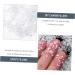 FOMIYES Shiny Nail Stickers 1 Glass Chip Self Made Flakes 3d Retro Vase 0.5X0.3cm transparent - Buy Online on GoSupps.com