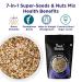 True Elements 7 in 1 Super Seeds & Nut Mix 8 Oz - Roasted Pumpkin, Watermelon, Sunflower, Flax, Soyanuts, White Sesame & Chia Seeds - Buy Online on GoSupps.com