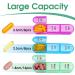 Zoolion Weekly Pill Box - 7 Day Travel Organizer for Fish Oils, Vitamins & Supplements - Buy Online on GoSupps.com