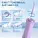 350ml Oral Shower Wireless 2024 - Electric Tooth Cleaner with 5 Modes 9 Nozzles & IPX7 Waterproof - Best Oral Care & Cleaning Device (Purple) - Buy Online on GoSupps.com
